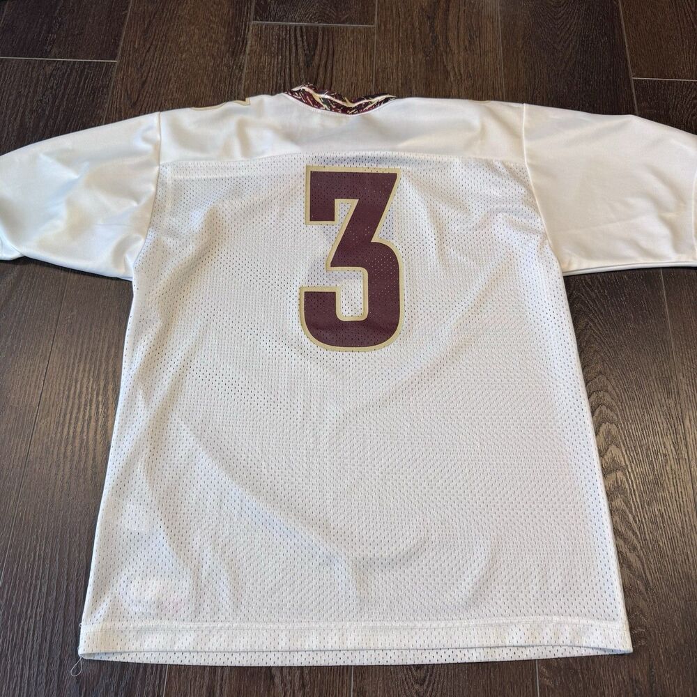 Nike Florida State Seminoles #3 YOUTH XL Football Jersey White NCAA FSU - Picture 6 of 7